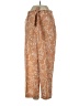 Sigrid Olsen Paisley Gold Linen Pants Size XS - photo 1
