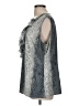 Milano Silver Sleeveless Blouse Size M - photo 5