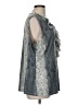 Milano Silver Sleeveless Blouse Size M - photo 4
