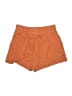 Shein Solid Orange Shorts Size M - photo 2