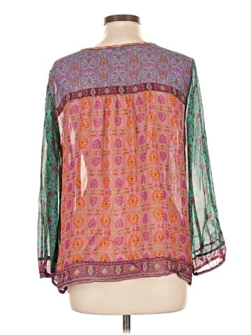 Joie 3/4 Sleeve Silk Top (view 2)