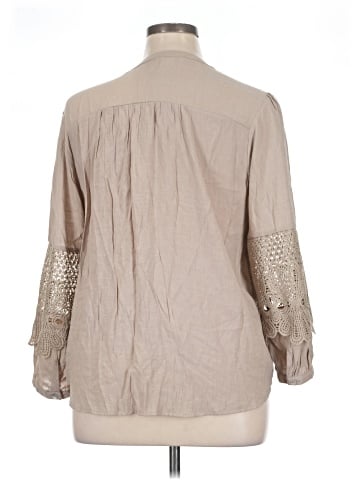 Fig & Flower Long Sleeve Blouse (view 2)