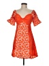 Influence 100% Polyester Orange Cocktail Dress Size 6 - photo 1