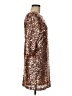 Unbranded 100% Polyester Metallic Brown Cocktail Dress Size M - photo 4