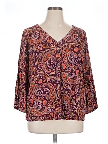St. John's Bay 3/4 Sleeve Blouse (view 1)