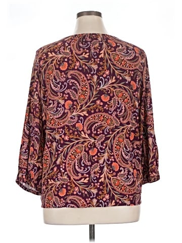 St. John's Bay 3/4 Sleeve Blouse (view 2)