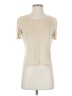 Ann Taylor Ivory Short Sleeve Top Size S - photo 1