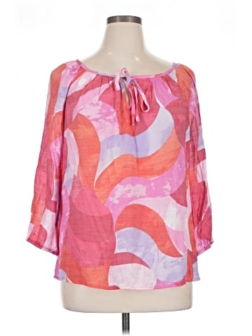 Casting 3/4 Sleeve Blouse (view 1)