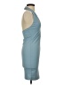 Shein Solid Teal Blue Cocktail Dress Size 4 - photo 4
