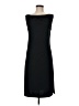 Express 100% Polyester Solid Black Casual Dress Size 7 - 8 - photo 1