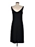 Express 100% Polyester Solid Black Casual Dress Size 7 - 8 - photo 2