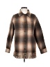 Unbranded Plaid Brown Coat Size S (estimated) - photo 1