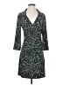 Laundry by Design Print Green Cocktail Dress Size 4 - photo 1