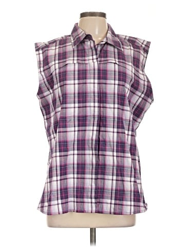 Akini Sleeveless Button-Down Shirt (view 1)