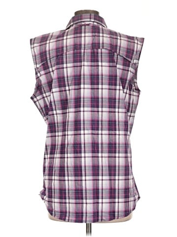 Akini Sleeveless Button-Down Shirt (view 2)