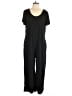 Unbranded Solid Black Jumpsuit Size 1X - photo 1