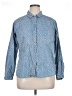 Woolrich 100% Cotton Print Blue Long Sleeve Button-Down Shirt Size XL - photo 1