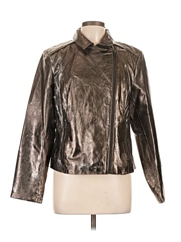 G by Giuliana Rancic Leather Jacket (view 1)