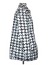 Erin London Houndstooth Silver Coat Size S - photo 4