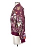 Gracia 100% Polyester Floral Burgundy Track Jacket Size S - photo 5