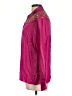 Gantos 100% Rayon Pink Long Sleeve Blouse Size 10 - photo 5
