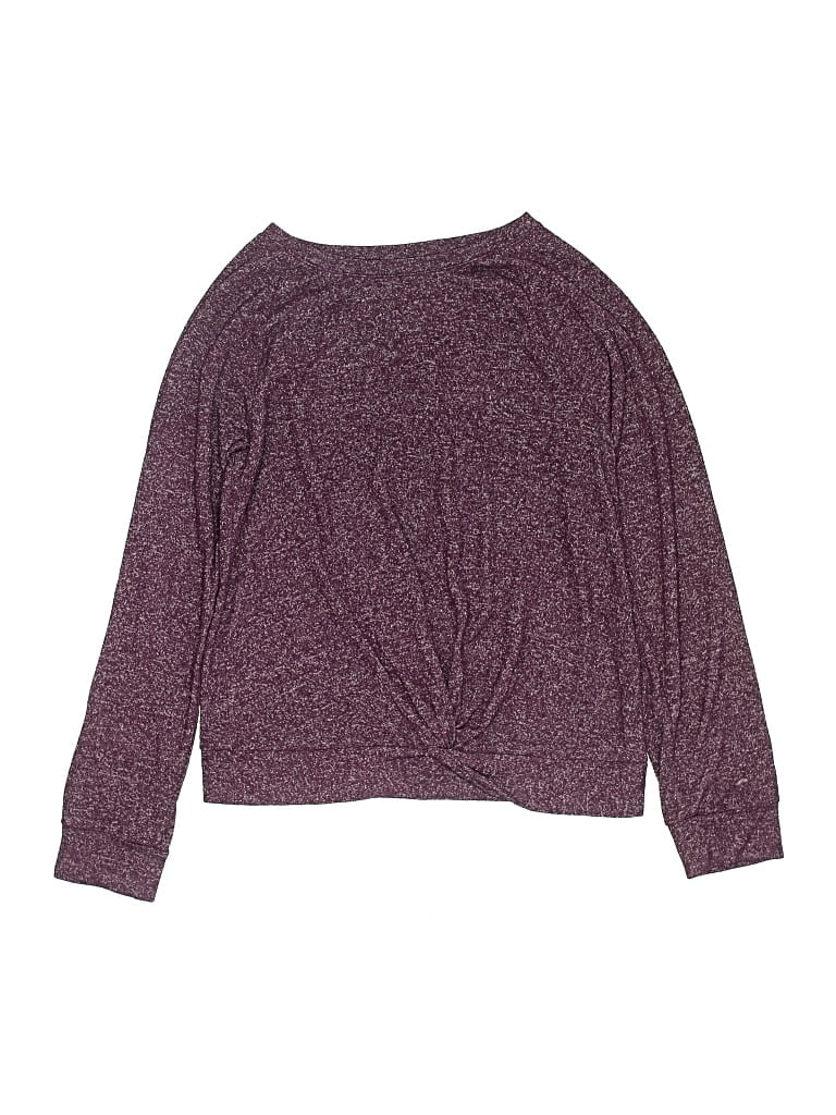 Pre-owned Zella Kids' Pullover Sweater In Purple