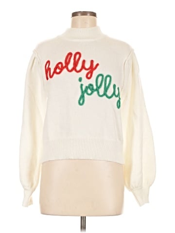 Peach Love Pullover Sweater (view 1)