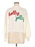 Peach Love Ivory Pullover Sweater Size M - photo 1