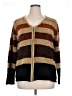 Erika 100% Acrylic Brown Cardigan Size 1X - photo 1