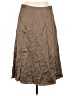 Theory 100% Viscose Solid Brown Casual Skirt Size 10 - photo 1
