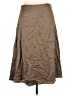 Theory 100% Viscose Solid Brown Casual Skirt Size 10 - photo 2