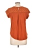 Audrey 3+1 Orange Short Sleeve Top Size L - photo 2