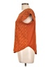 Audrey 3+1 Orange Short Sleeve Top Size L - photo 5