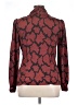 Bodkin 100% Polyester Hearts Burgundy Long Sleeve Blouse Size 14 - photo 2