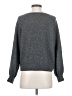 Vince Camuto Solid Gray Pullover Sweater Size S - photo 2