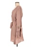 Dress Forum 100% Polyester Tan Casual Dress Size M - photo 5