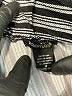 Robert Louis Stripes Gray Casual Skirt Size M - photo 4