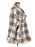 JW Los Angeles 100% Polyester Plaid Ivory Jacket Size L - photo 4