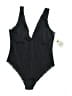 onewith Solid Black One Piece Swimsuit Size 2X - photo 1
