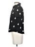 Zara Hearts Black Short Sleeve Blouse Size XS - photo 5