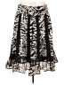 Collection 100% Cotton Animal Print Black Casual Skirt Size L - photo 1