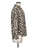 Ann Taylor 100% Polyester Animal Print Ivory Long Sleeve Blouse Size XS - photo 4