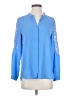 The Kooples 100% Polyester Blue Long Sleeve Blouse Size S - photo 1