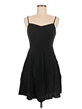 black fit and flare dress 3/4 sleeve 3/4 Sleeve Fit & Flare Dress