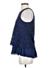 Alya Blue Sleeveless Blouse Size S - photo 5