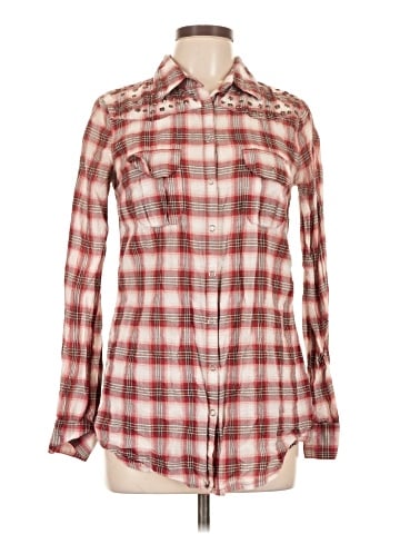 Love Stitch Long Sleeve Button-Down Shirt (view 1)