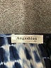Angashion 100% Viscose Blue Short Sleeve Blouse Size L - photo 7