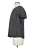 J.Crew 100% Polyester Polka Dots Black Short Sleeve Top Size 4 - photo 5