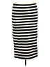 Express Stripes Ivory Casual Skirt Size L - photo 1
