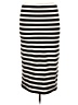 Express Stripes Ivory Casual Skirt Size L - photo 2